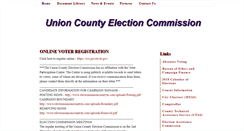 Desktop Screenshot of electionsunioncountytn.com