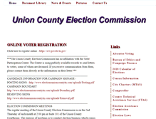 Tablet Screenshot of electionsunioncountytn.com